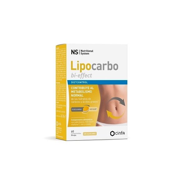 Ns Lipocarbo Bi-Effect 60 comprimidos bicapa