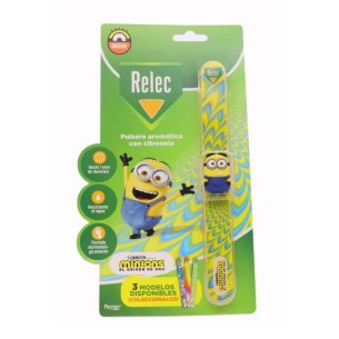 RELEC PULSERA MINION ESTAMPADO AMARILLO