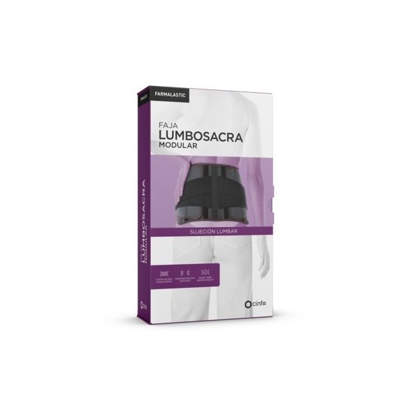 FAJA LUMBOSACRA MODULAR FARMALASTIC ADVANCE T- UNICA