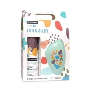 SUAVINEX Kids 3 FUN & SILKY Spray Desenredante  Cepillo