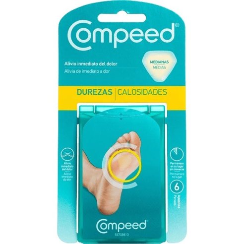 COMPEED DUREZAS MEDIANAS 6 UDS