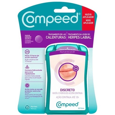 COMPEED PARCHE ANTI-HERPES HIDROCOLOIDE 15 PARCH