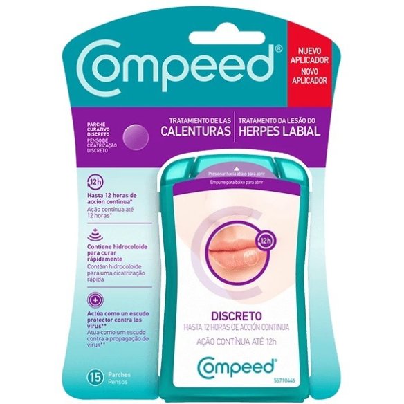COMPEED PARCHE ANTI-HERPES HIDROCOLOIDE 15 PARCH