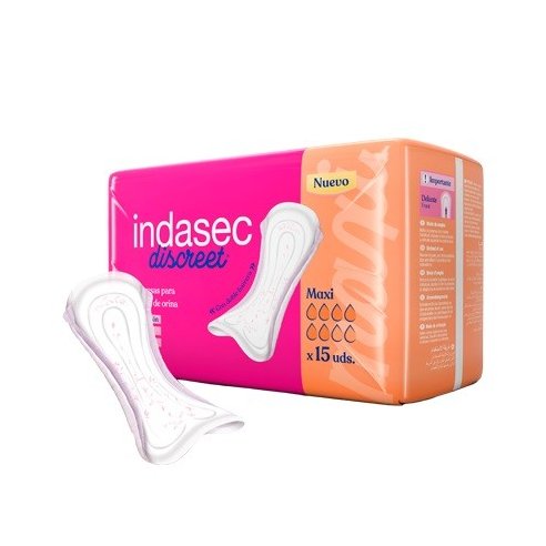 Indasec® Discreet Maxi para pérdidas leves 15...