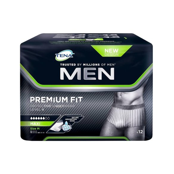 TENA MEN UNDERWEAR T-M CALZONCILLO 12 UNIDADES
