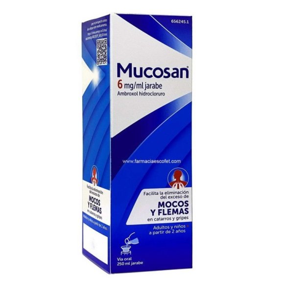 MUCOSAN 6 MG/ML JARABE 1 FRASCO 250 ML