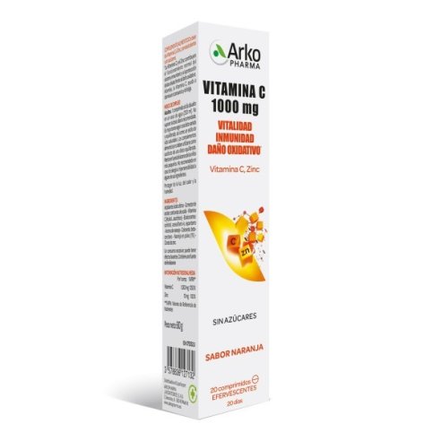 Arkovital Vitamina C 1000mg Efervescente 20 comprimidos efervescentes