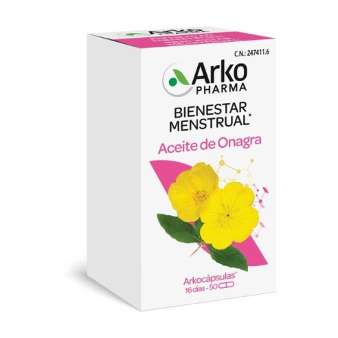 ARKOPHARMA ACEITE ONAGRA  50 CAPARKOCAPSULAS 