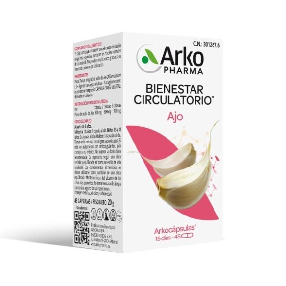ARKOCÁPSULAS® AJO 48 cápsulas