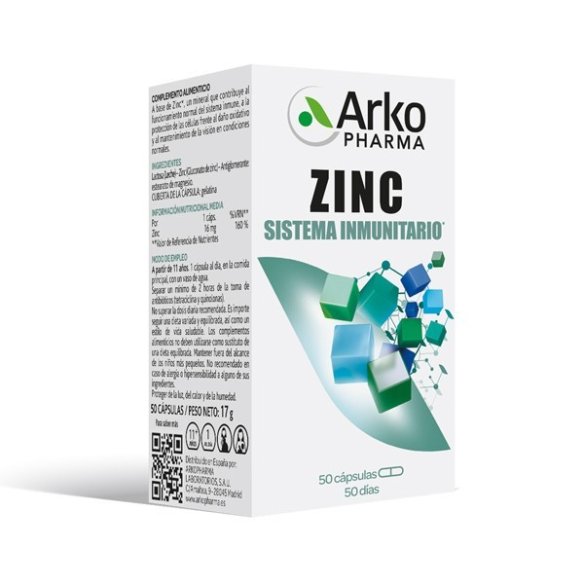 ARKOPHARMA ZINC ARKOVITAL 50 CAPS