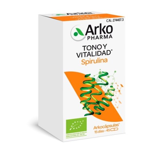 Arkocápsulas® Spirulina BIO 45 cápsulas