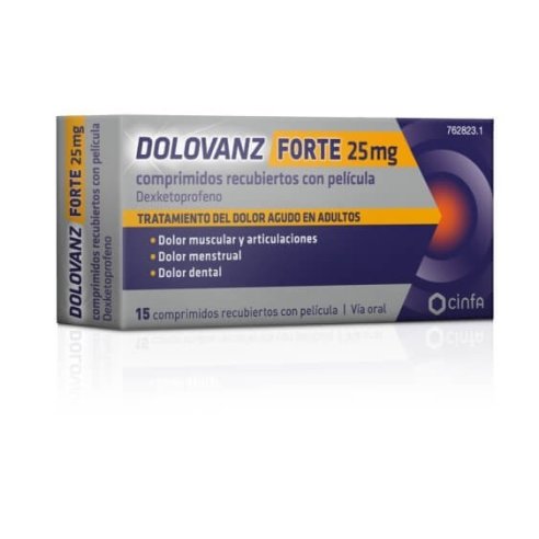 DOLOVANZ FORTE 25 mg 15 comprimidos 