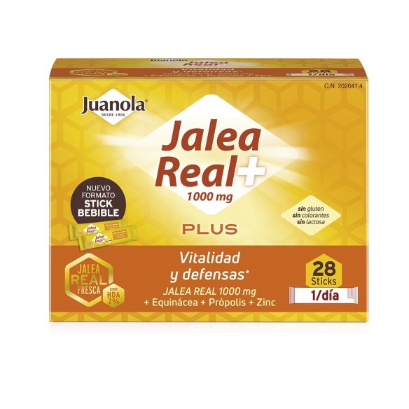 JUANOLA JALEA REAL PLUS 28 SOBRES 10 ML