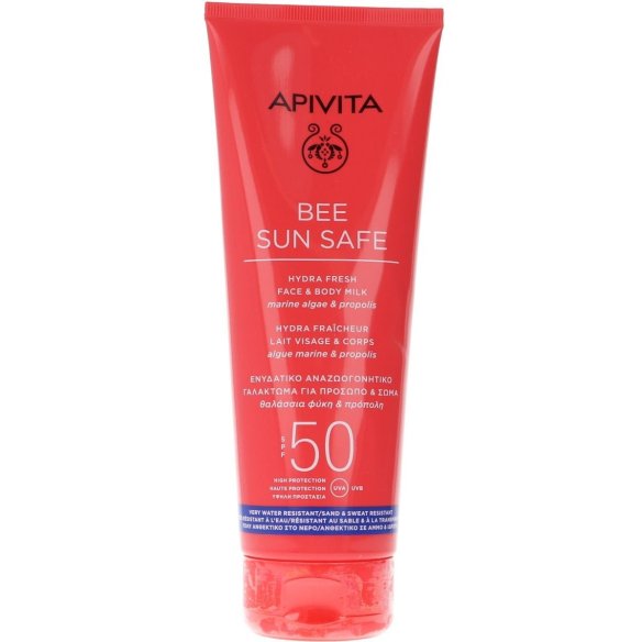 APIVITA BEE SUN SAVE hydra fresh leche facial & corporal 50 spf 100 ml